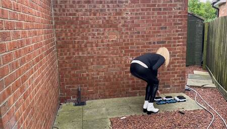 Remote control cars crush to bits