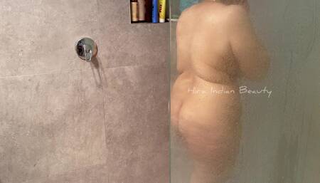 Gorgeous Indian Beauty Taking Shower Naked and Changing Clothes