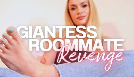 GIANTESS ROOMMATE TAKES REVENGE! Tiny Man POV Shrinking Fetish