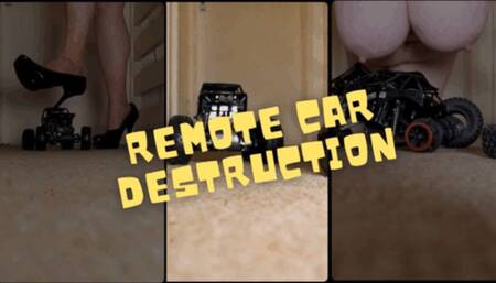 Remote Control Toy Car Destruction 720p