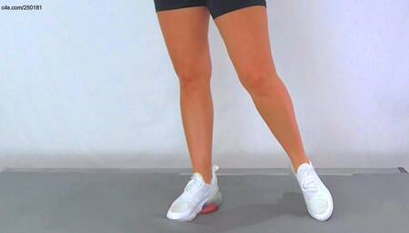 Ambers Trample Workout 2: Nike Air 270's - Leg Cam - Extreme Cock Trampling - CB48LC