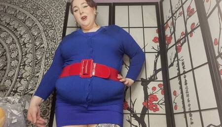 Violet Beauregard outfit test: Clothes stuffing
