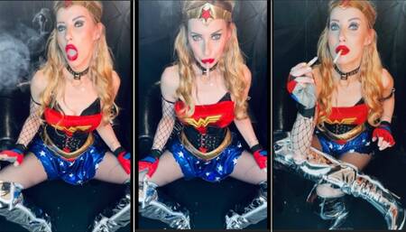 U can’t lie when WonderWoman light her WonderMarlboro Encouragement & human ashtray