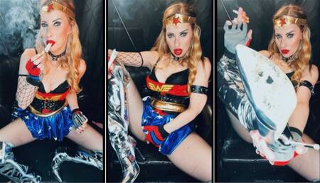 U can’t lie when WonderWoman light her WonderMarlboro Part 2 two Marlboros at once