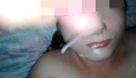Cum on Her Face When Shes Smiling