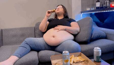 FAST STUFFING: ONE PIZZA IN LESS THAT 15MIN