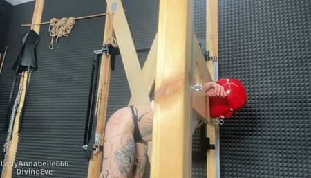 Fucking in latex mask