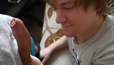 Alex made me suck his dick until cum