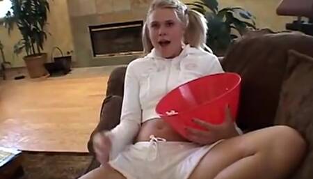 Wet bedmate's party clip