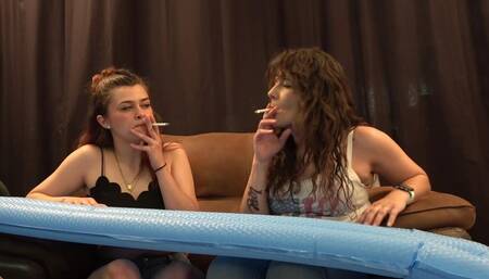 Kassi And Jayden Hates This Cum Filled Raft!