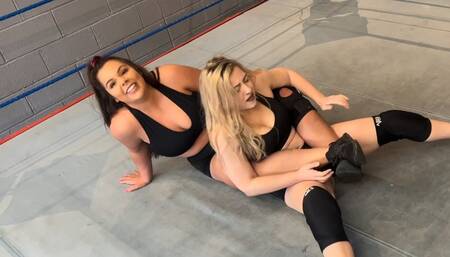 Blonde gets tapped out