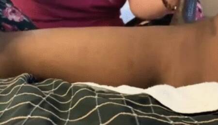 White goddess Feet and Hands On Rock Hard Dick!!!