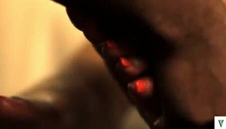 Sexy Ebony Feet Footjob!!!