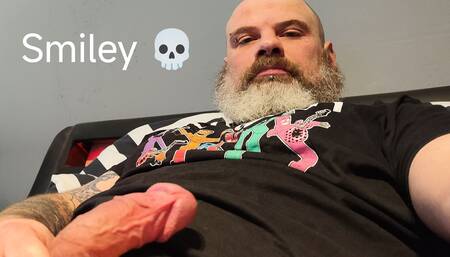 Daddy Dom Edging His Throbbing Cock and Fake Pussy Play
