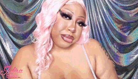 Sensual Shiny PLUMP Holo Pink Glossy Lips (MP4 Version)