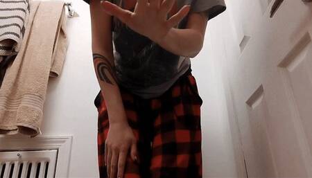 Bratty Sub Wakes Pissed Domme for Body Worship POV