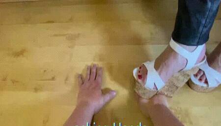 Wedge Heels and aching Hands