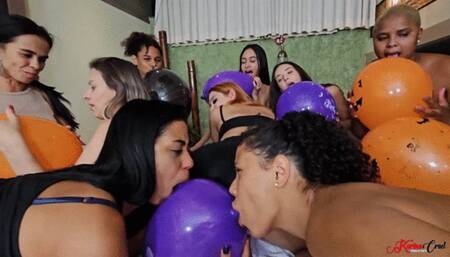 THE PARTY OF 10 GIRLS AND THEIR BALLOONS - BY AMANDA BELMONT - CLIP 4 FULL HD - NEW KC MAY 2024!!!