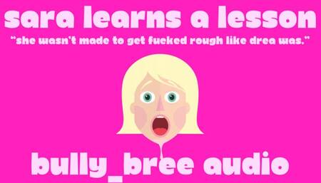 Sara Learns A Lesson Audio