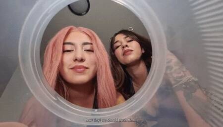 Two Mean Teen Giantess caught you to get fun with you