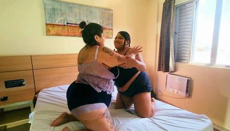 Battle 2 BBWs domme, Gender Battle: BBW Tuirbinada and BBW Slutdoll! - FULL HD