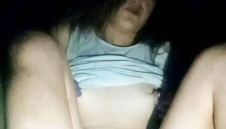 Brunette Whore Fingers Her Pussy