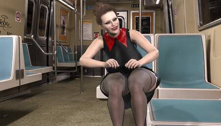 She Always Gets a Seat on the a Train