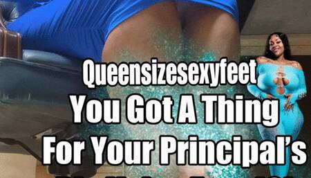 You Got A Thing For Your Principal’s Big Veiny Feet JOI