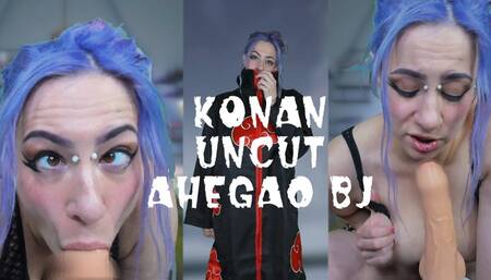 4K KONAN AHEGAO UNCUT BLOWJOB