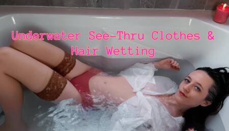 Underwater See Thru Clothes & Hair Wetting SD