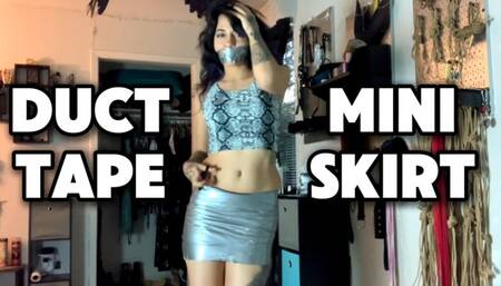 Duct Tape Mini Skirt (Bondage)