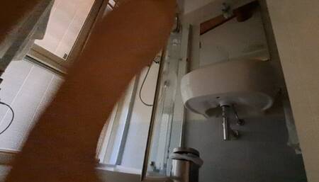 STEPAUNT TAKES A SHOWER