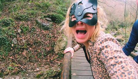 Hiking Outdoor Fuck on a River