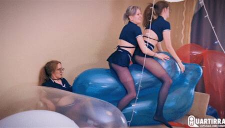 Q957 Three girls sitpop 3 RX Megaboobs together - 1080p