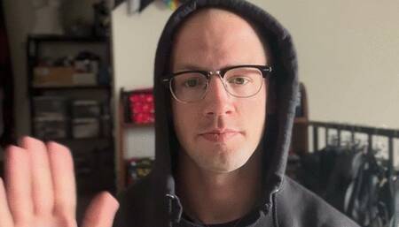 Tape Self Gag Masturbation