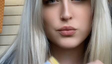 Chain Smoking Two White Cigarettes