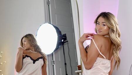 Asian Empress Getting Dressed Softcore JOI with Countdown