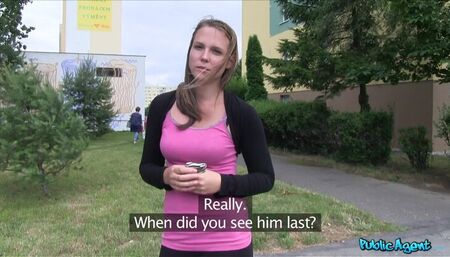 Dirty Blonde Jumps On a Dick In The Woods