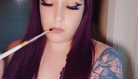 Quiet Smoke With A Voluptuous Goddess -ASMR-