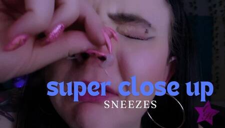 Super Close Up Sneezes - MP4