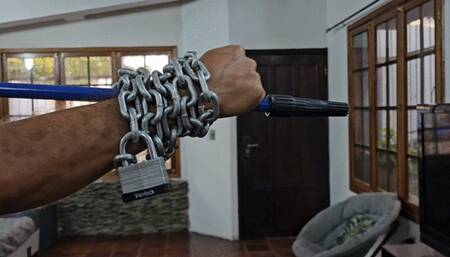 Bullwhipped by the leather executrix Stephanie