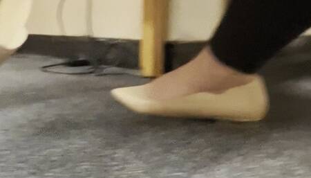 Candid Hard Dangling from behind!