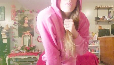 Hot Pink PlayBoy Velour Tracksuit