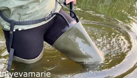 Thigh Waders Get Me Wet