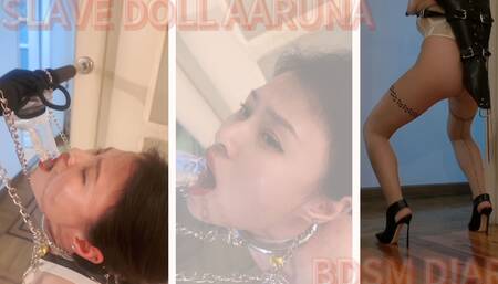 Slave Doll Aaruna Diary 4 (crate Escape Masturbate Chastity Belt Orgasm Squirting, Butt Plug)