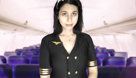 Hottie Flight Attendant Lets U Fuck Her and Cumshot Her Face
