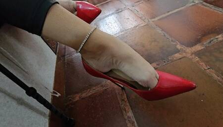 Lick my heels and feel my whip by Mistress Katherine