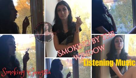 Smoking by the Window Listening Music