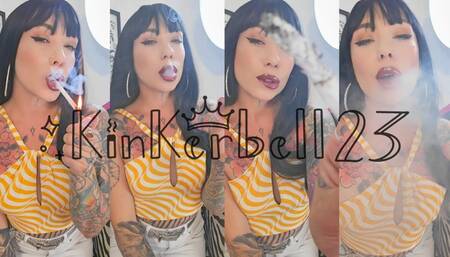 Eat my hot ash as i blow all my smoke in your face - Kinkerbell23