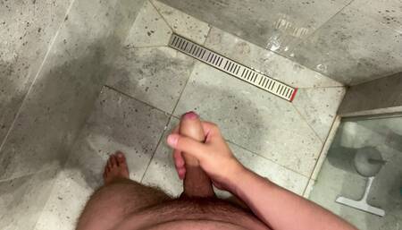 Cumming After a Hard Working Day